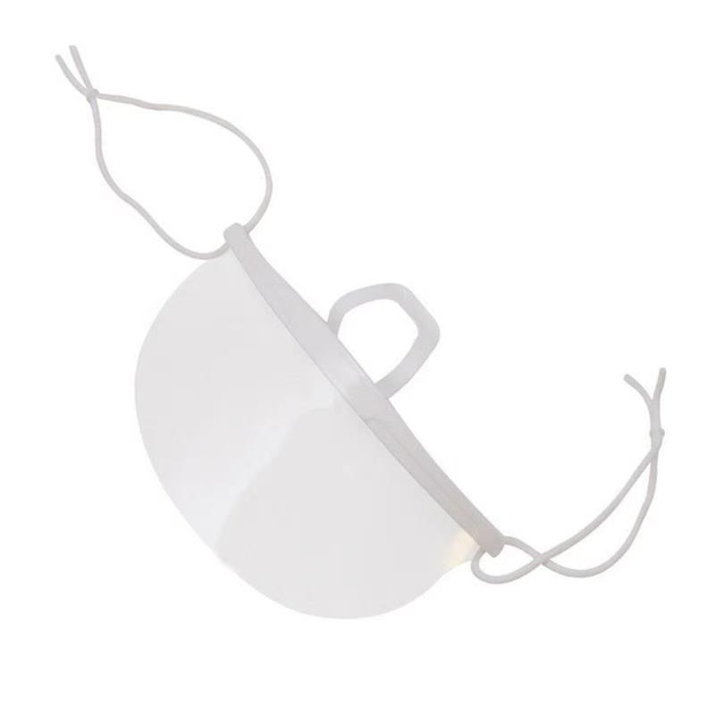 炯毅 餐饮口罩透明厨师厨房专用口罩双面防雾环保塑料食堂餐厅口罩 塑料口罩厨房口罩防飞沫口罩 10个/盒