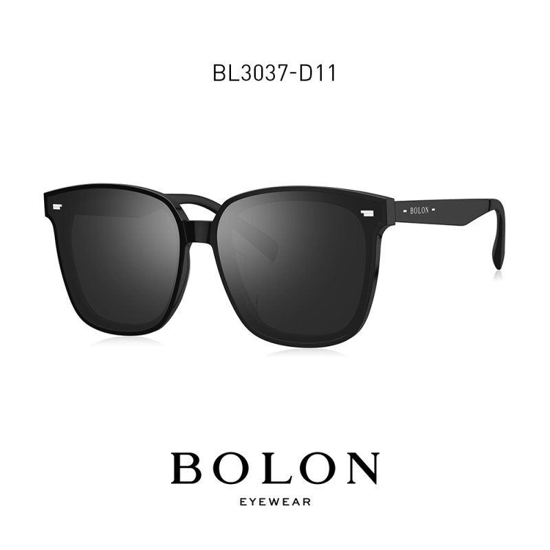 BOLON暴龙眼镜新品男复古偏光墨镜韩版黑超板材太阳镜BL3037