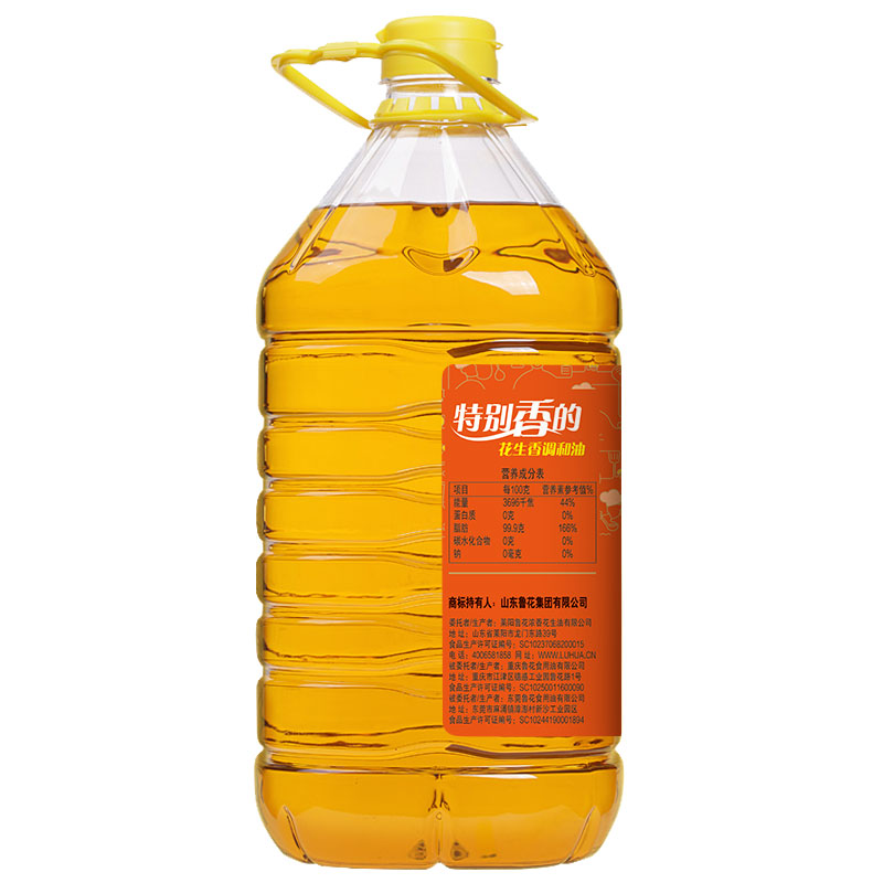 鲁花食用植物调和油5L (花生香)粮油 食用油 礼品 家用炒菜 植物油 营养健康轻食 送礼佳品 物理压榨 香浓味美高清大图