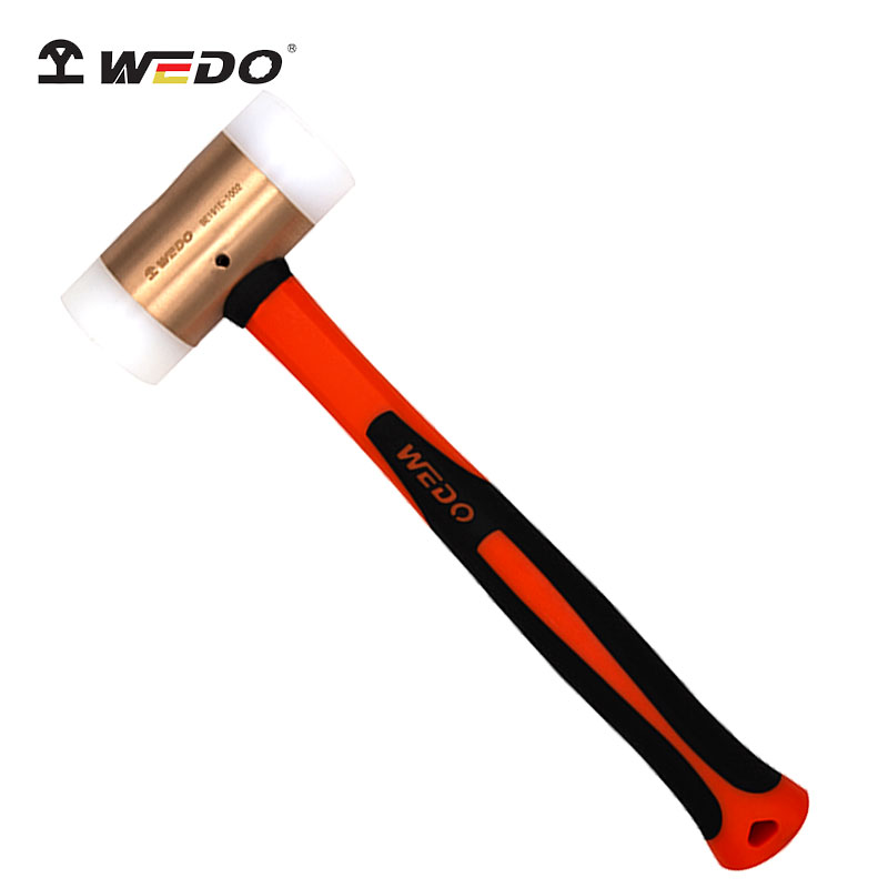 WEDO维度 防爆工具 无火花防爆尼龙锤防爆扳手 无磁无火花 锤子 铍青铜340mm*800g