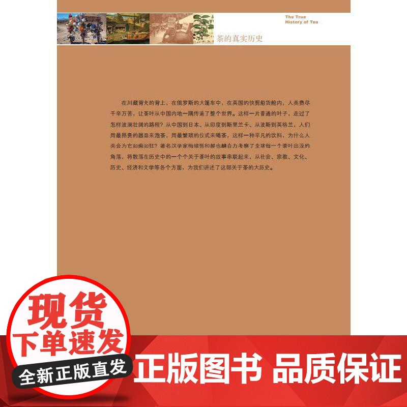 新知文库139·茶的真实历史 [美]梅维恒[瑞典]郝也麟 著,高文海 译,徐文堪 生活读书新知三联书店 正版书籍高清大图