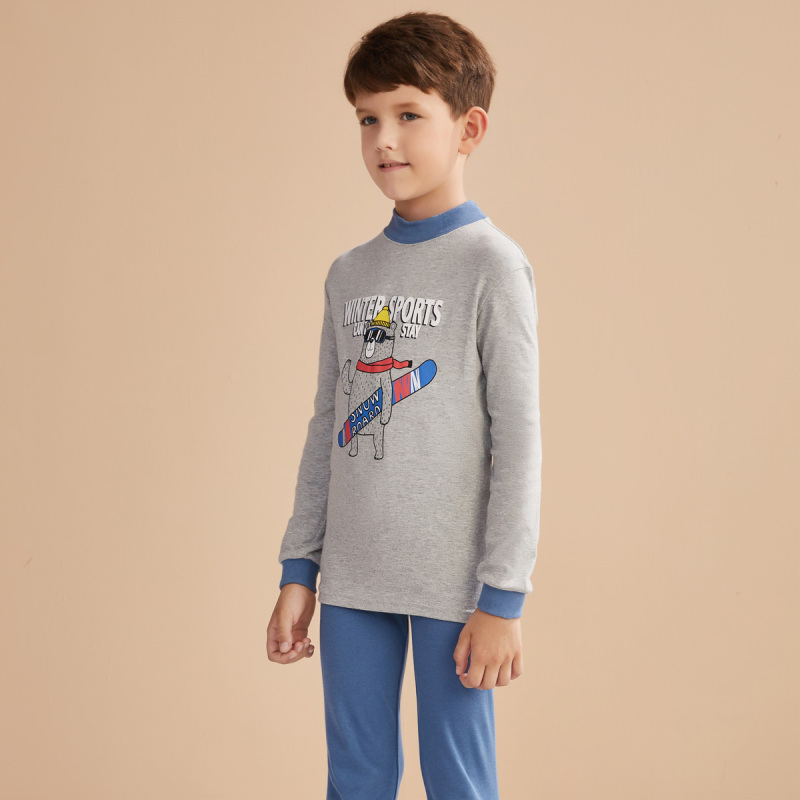 红豆童装儿童纯棉内衣套装舒适柔软亲肤秋衣秋裤套装