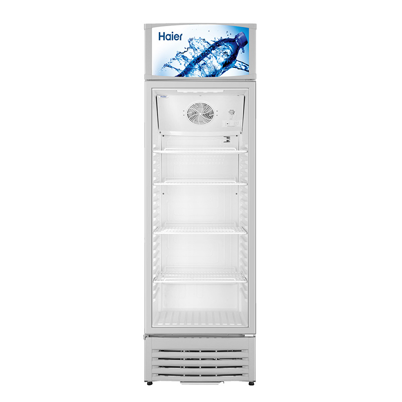 海尔(Haier)310升风冷双层门防凝露展示柜冰柜 商用冷藏饮料冷柜 SC-328D