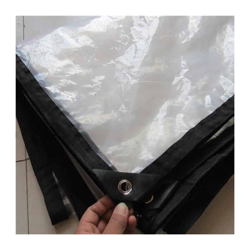 透明加厚防雨布防水布塑料布遮雨布挡雨布雨蓬布保温布加厚透明5米6米