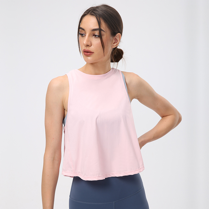 蒙洛里克瑜伽服运动背心女夏季宽松显瘦无袖时尚上衣健身衣