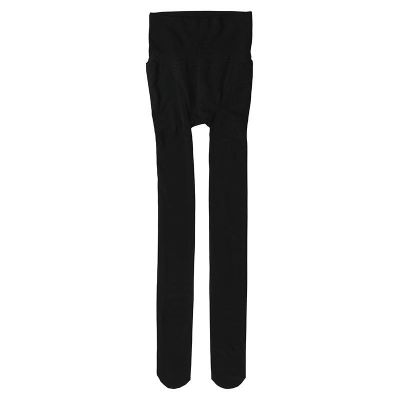 南极人钢丝袜女光腿连裤袜春秋防勾丝收腹提臀薄款肉色打底裤 收腹提臀连袜款80-135斤 黑色1条