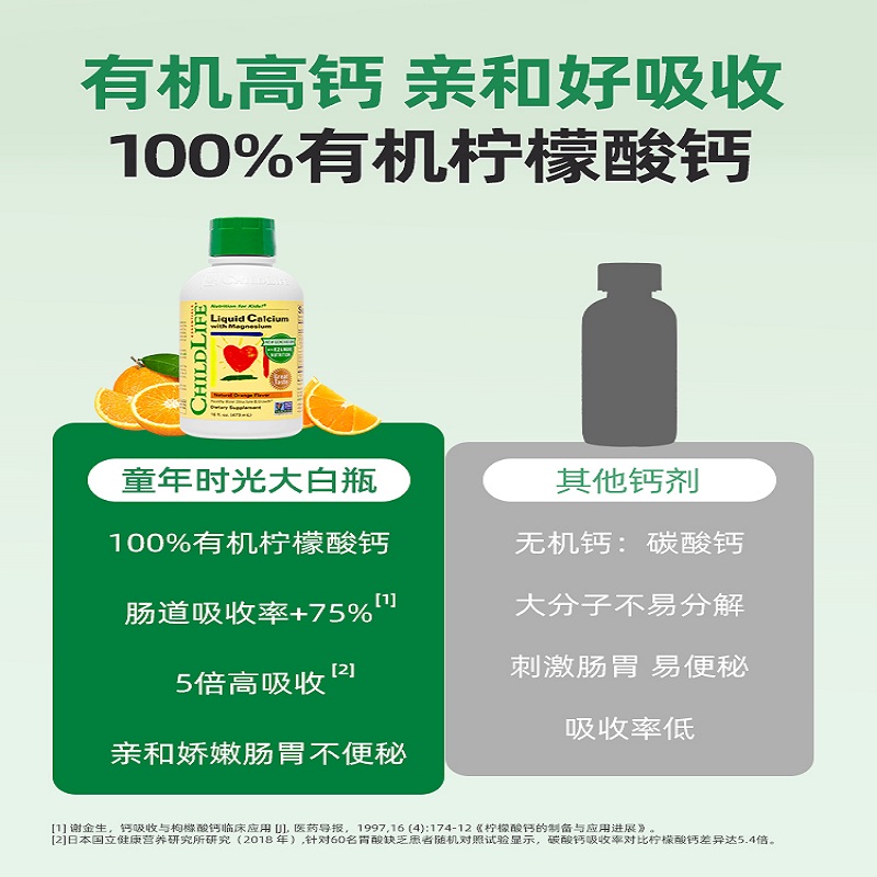 童年时光进口婴幼儿钙铁锌复合型473克瓶装营养补充2岁宝宝健康成长 473ml/瓶 6瓶高清大图