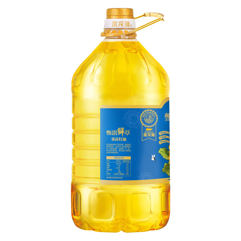 金龙鱼 甄露鲜萃葵花籽油5L(脱壳压榨)HC高清大图