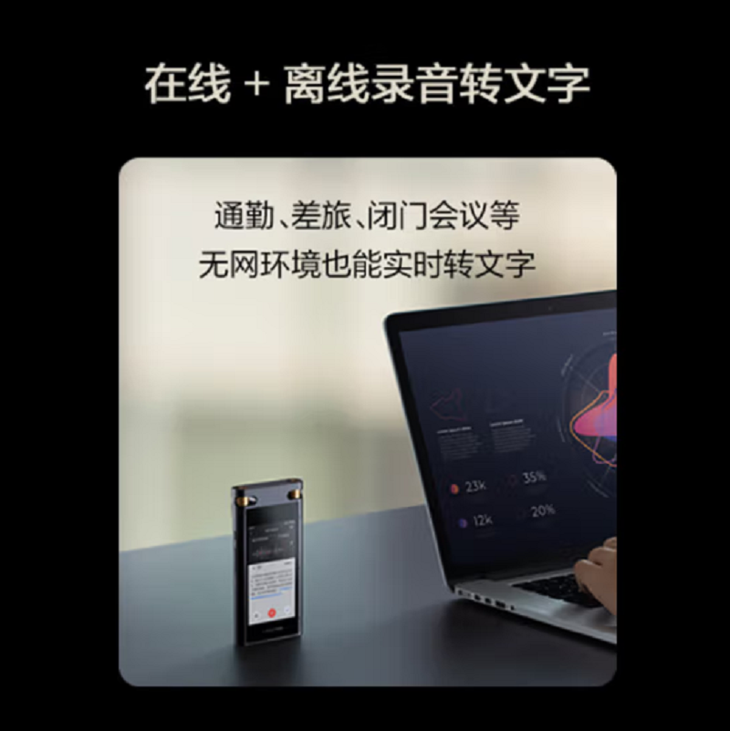科大讯飞(iFLYTEK) 录音笔SR702T星火版智能翻译转文字录音神器取证小巧随身携带可远程听免费转写高清大图