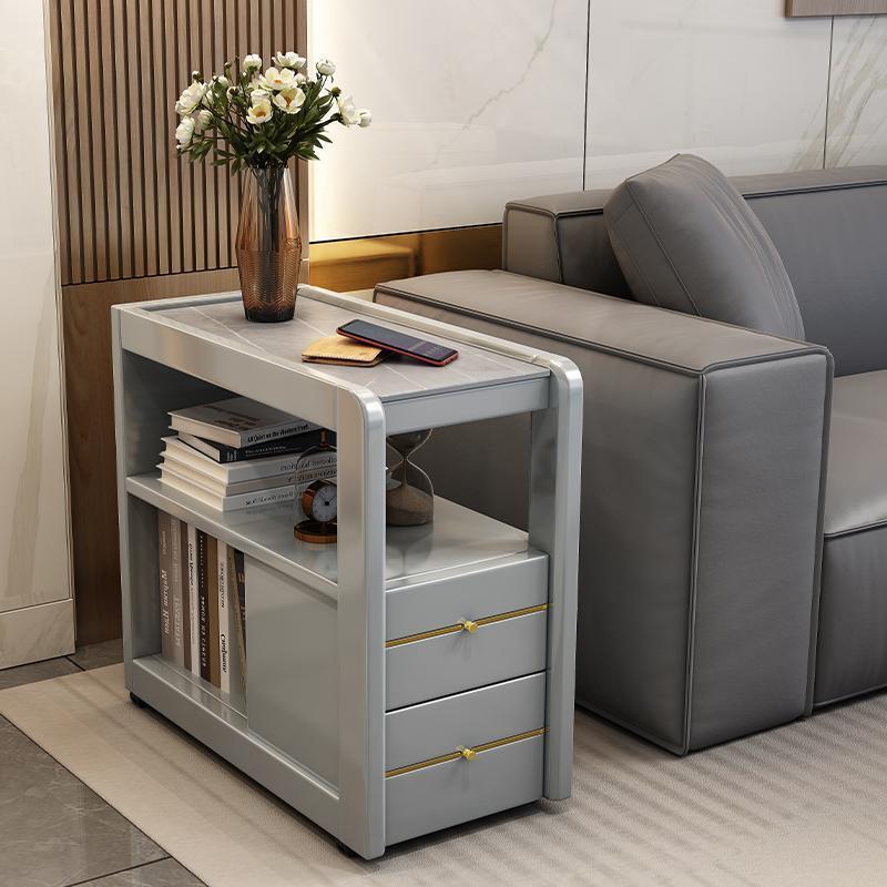 客厅角柜沙发边柜缝隙角几现代简约小茶几客厅边几边柜多功能储物柜