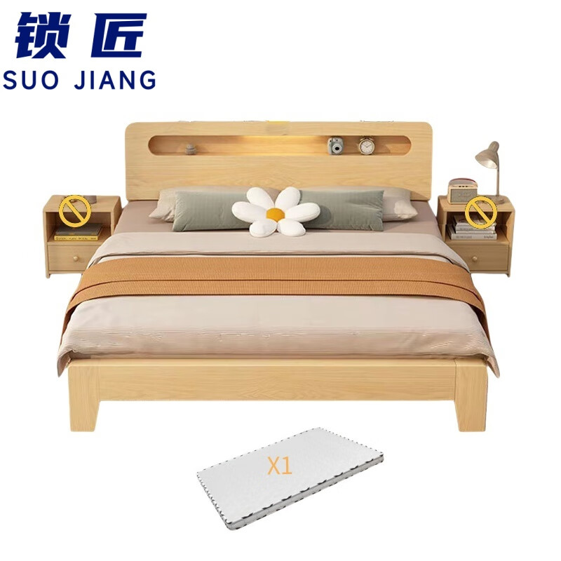 锁匠床+10cm床垫高清大图