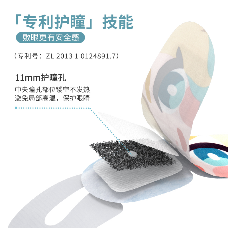 名创优品(miniso) 王者荣耀蒸汽眼罩热敷睡眠卡通睡觉遮光发热眼贴[庄周(无香)5片]