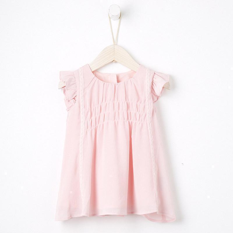 [2件2折价:55]米喜迪mecity童装夏装新款女婴童连衣裙飞袖梭织宝宝洋气裙