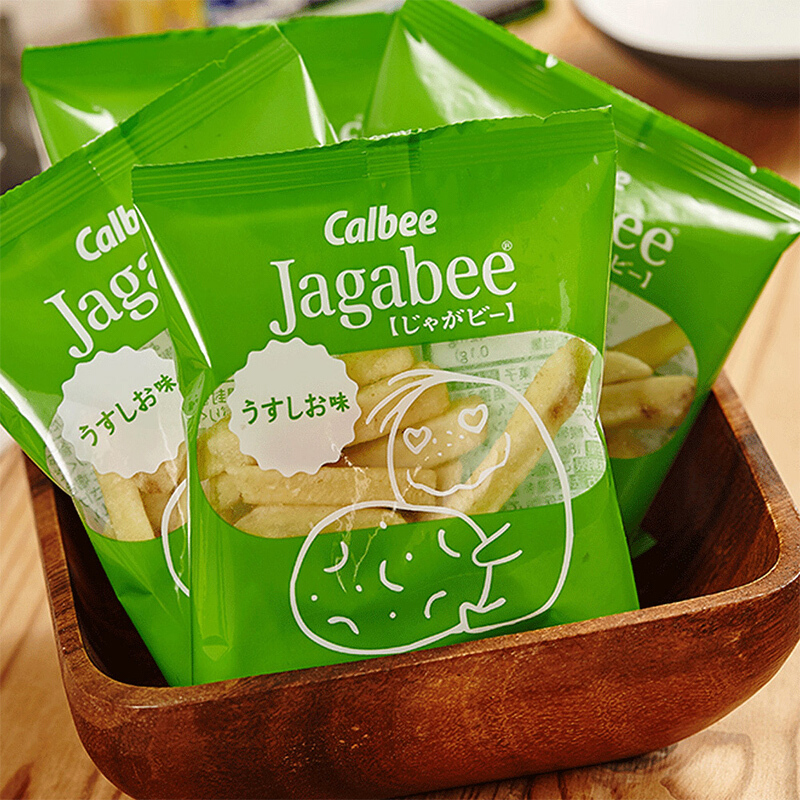 Calbee卡乐比牌佳可比薯条三兄弟咸味薯条80g两件装