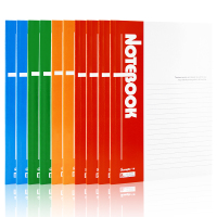 广博(GuangBo)B5笔记本子办公记事本子日记本软抄本 60张 颜色随机GBR0795 5本装