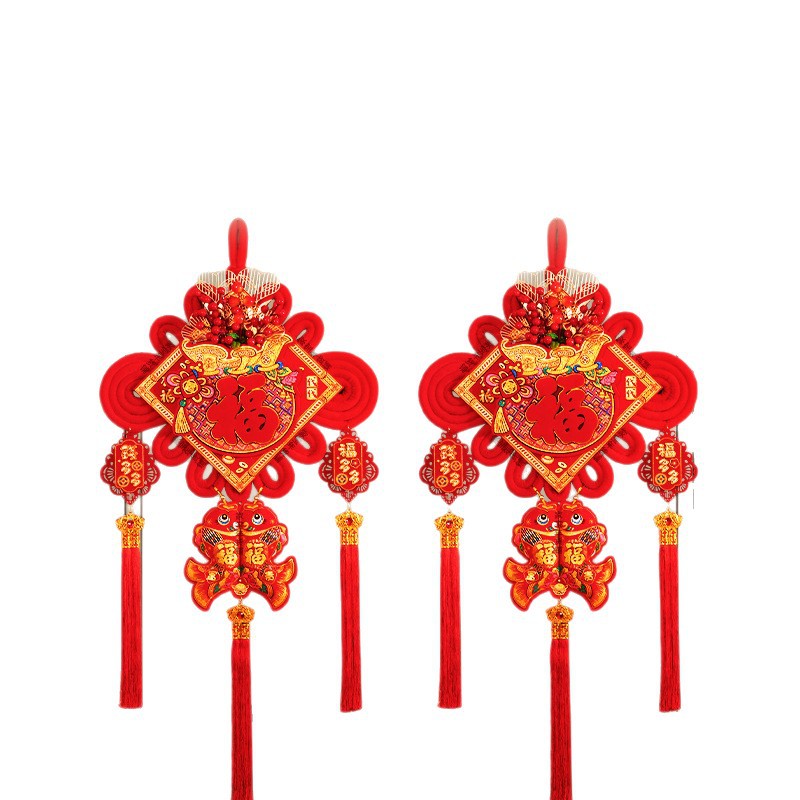 新年中国结挂件2026新款马年福字春节装饰门挂饰 中国结[单个装送挂钩]高清大图