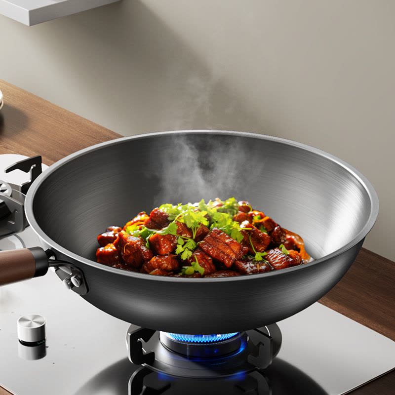 康巴赫无涂层深氮真不锈32cm[无盖]图片