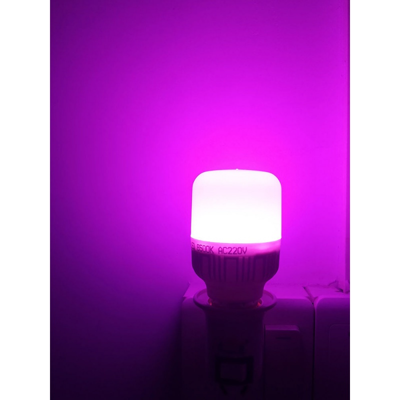 苏宁优购  led插电开关小夜灯卧室浪漫粉色补光1w蓝