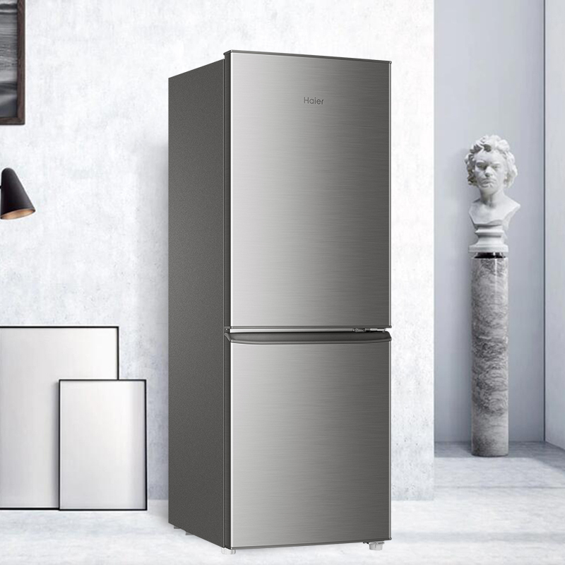 haier海尔bcd178tmpd178升双开门小型家用租房宿舍双门小冰箱