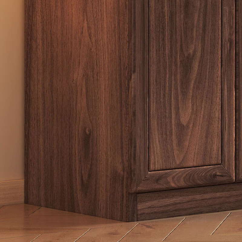 燕全食 实木衣柜 可选颜色 900*550*2000mm 一个高清大图