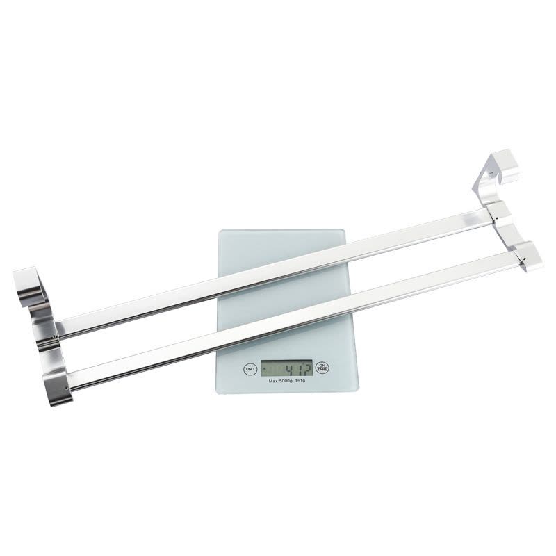 蔚珺太空铝双层毛巾杆通用型个图片