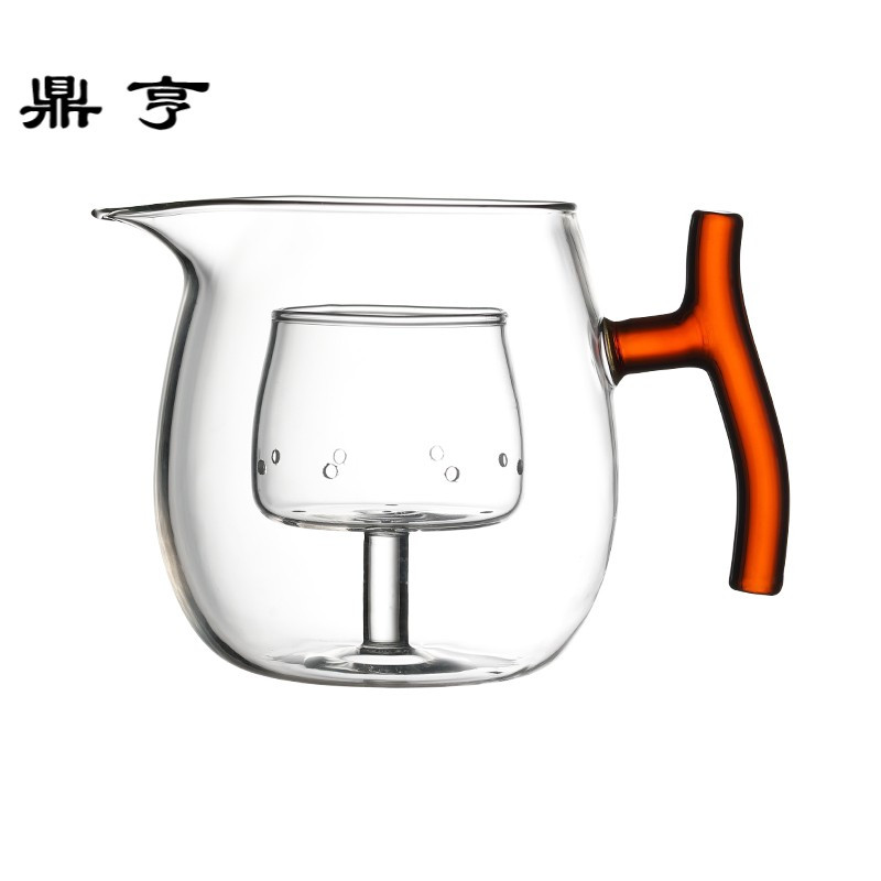 鼎亨 耐热玻璃泡茶器煮茶器过滤公杯冲茶壶茶具