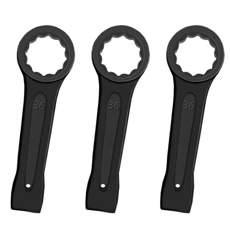 立伟铁牛敲击梅花扳手36mm/把高清大图