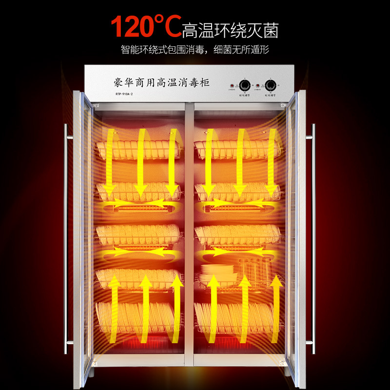 凡萨帝(Fasato) [910L不锈钢]消毒柜 商用 立式双开门 家用厨房消毒碗柜 910L不锈钢消毒柜