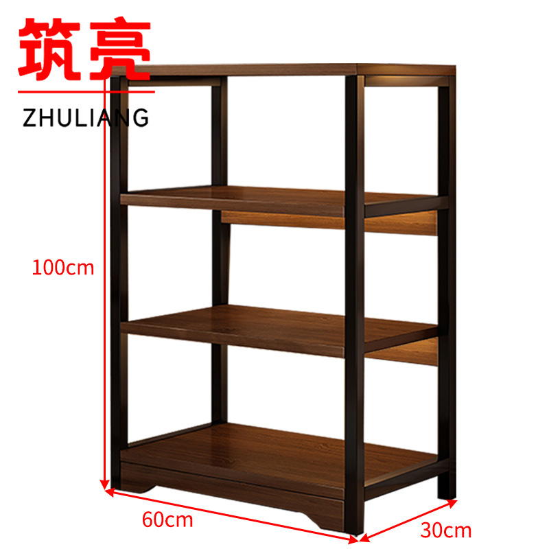 筑亮 落地置物架 四层60*30*100cm 个高清大图