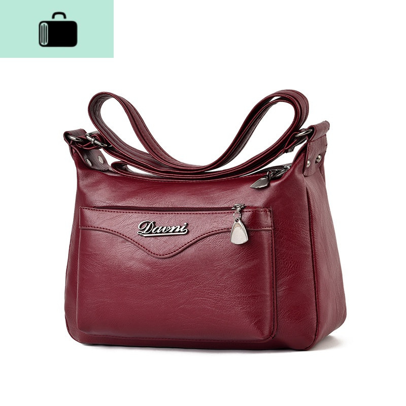 大容量中老年老人中年妈妈婆婆单肩斜挎奶奶挂包new lake女士单肩包