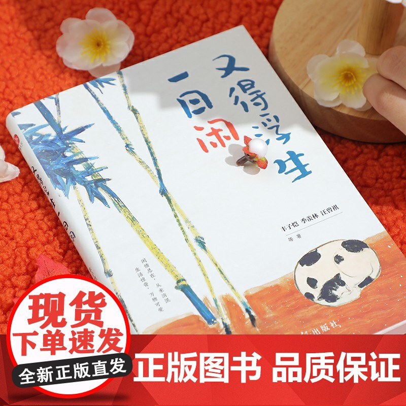 又得浮生一日闲 丰子恺 季羡林 汪曾祺等文学大家全新生活美学主题散文精品集又得浮生一日闲文学全新生活美学主题散文集高清大图