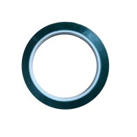 冰禹 SNll-129 桌面定位胶带 6S标识划线胶带 无痕警示线 彩色白标示贴条 黄色 10mm*66m/3个