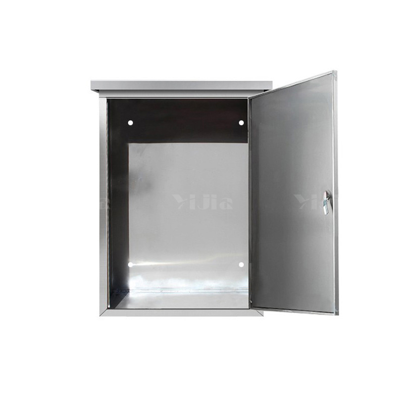翌嘉YJ4122324 304不锈钢消防水带箱壁挂式消防器材箱 700*240*1200高清大图