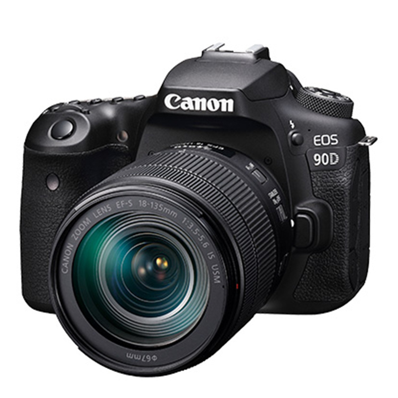 佳能(Canon) EOS 90D(18-135mm IS+三脚架) 数码单反相机 单镜头套装 约3250万像素