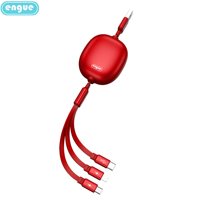 恩谷(ENGUE) 一拖三伸缩充电线数据线 EG-919
