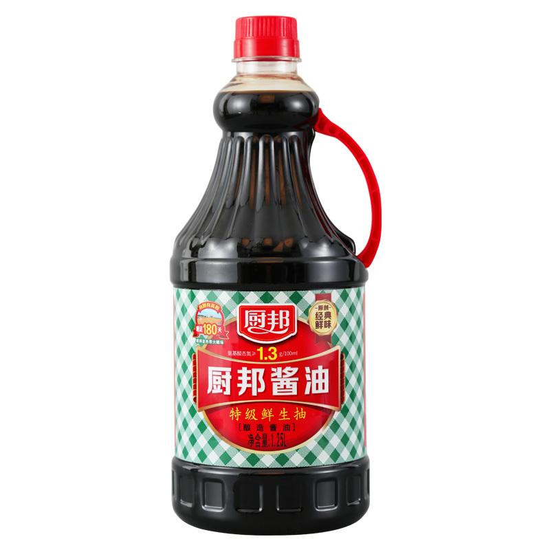 厨邦酱油 特级酱油酿造生抽1.25L