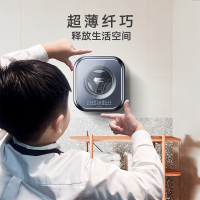 [官方正品]小天鹅3KG内衣洗衣机全自动家用洗烘一体 婴儿洗衣机小型迷你壁挂洗衣机3公斤 蓝氧mini TD30MS90