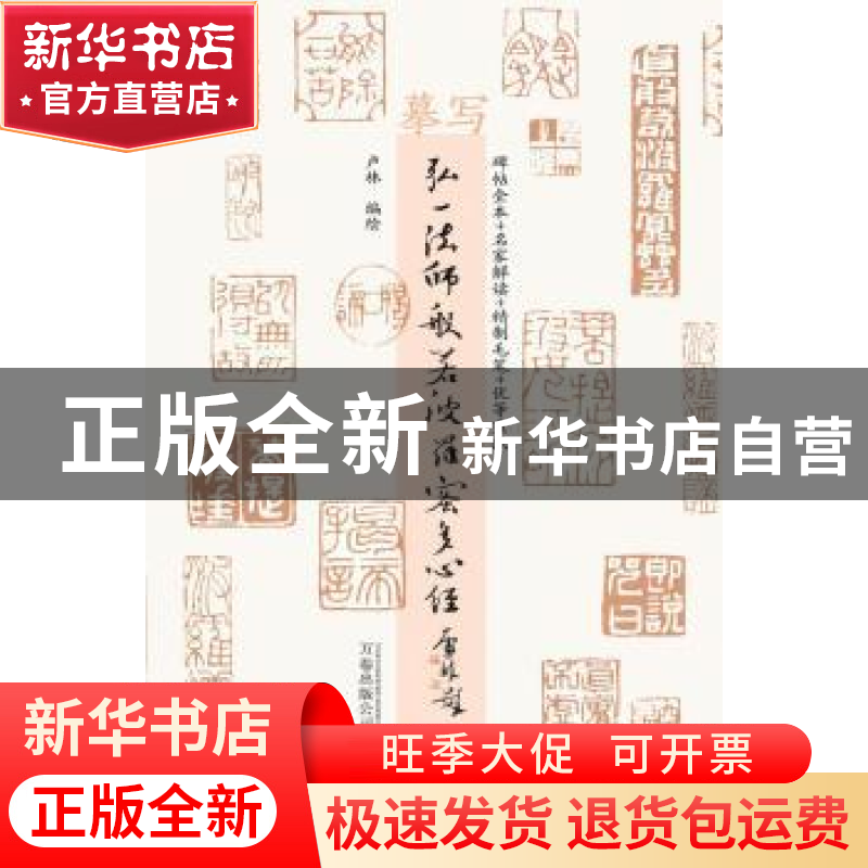 正版 摹写弘一法师般若波罗蜜多心经 卢林 万卷出版公司 97875470高清大图