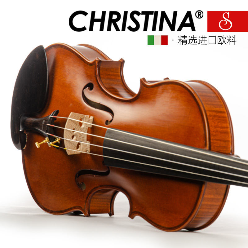 Christina克莉丝蒂娜S100D 进口欧料小提琴专业级考级演奏级进阶云杉木枫木成人学生小提琴初学入门乐器