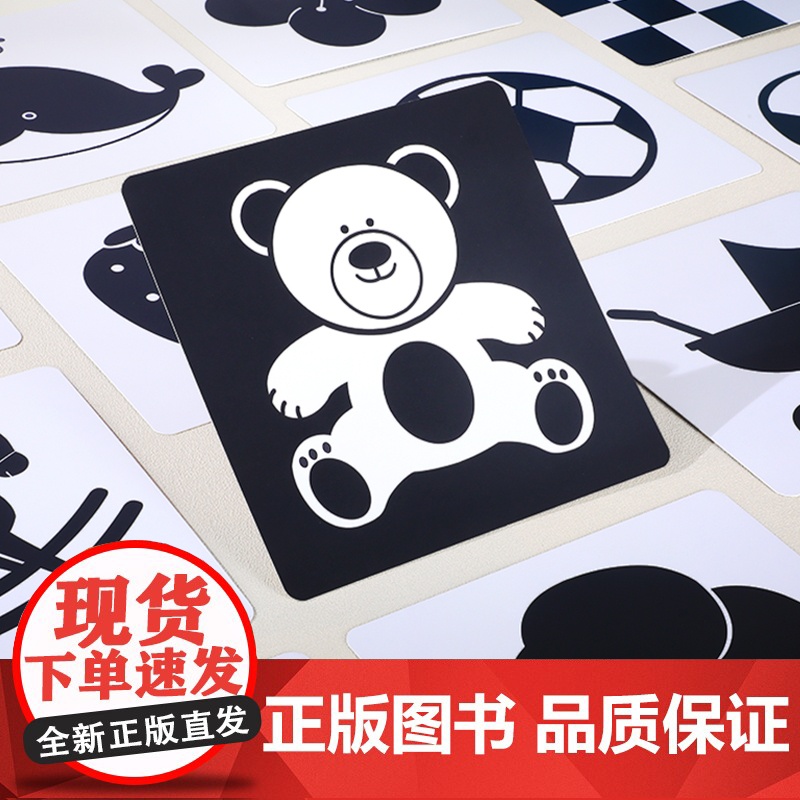 婴儿全脑发育视觉刺激大卡 黑白卡高清大图