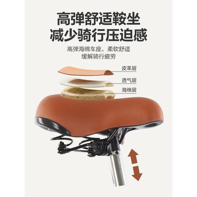 新款免安装超轻便携折叠自行车20 22寸成人学生单速单车高清大图