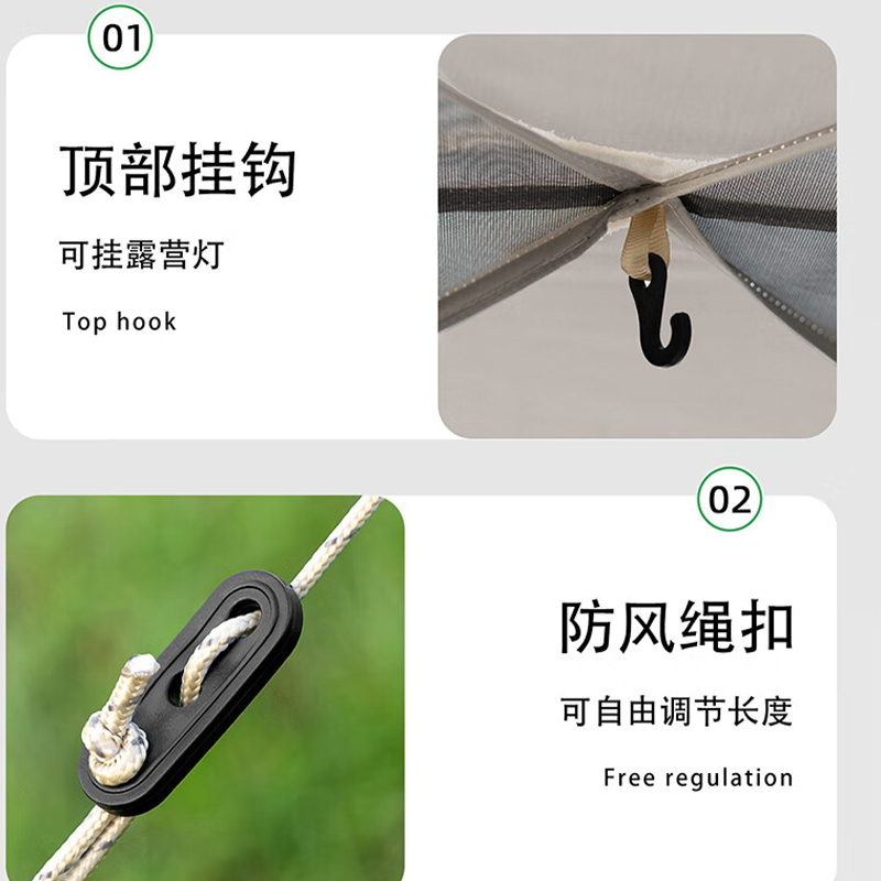 探险者(TANXIANZHE) 山如故系列故山户外帐篷TXZ-SRGZP001 嫩黄高清大图