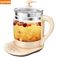 苏泊尔（SUPOR）养生壶SWF18E30A 智能家用全自动养生壶电水壶电热烧水壶高硼硅玻璃隔水炖花茶1.8L/升大容量