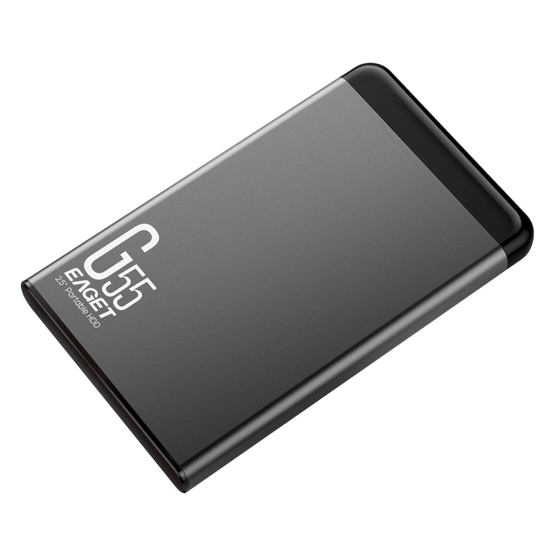 忆捷(Eaget)USB3.0移动硬盘G55 2.5英寸全金属文件数据备份存储安全高速防震 1TB