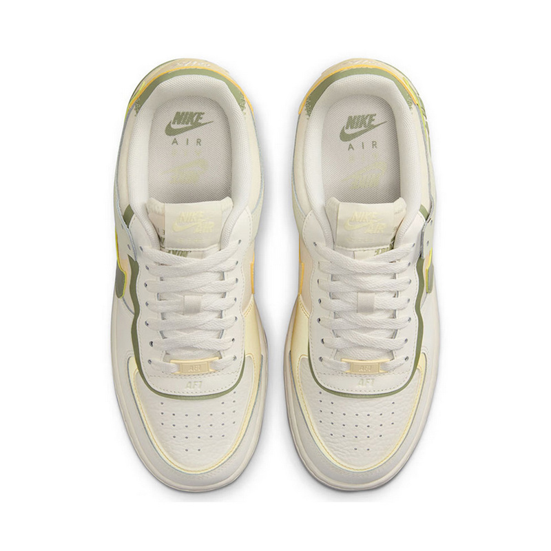 耐克女鞋Nike Air Force 1 AF1马卡龙白绿空军一号板鞋FN6335-101
