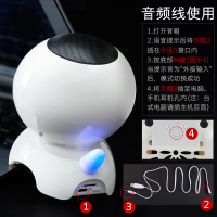 FoQo 无线蓝牙音箱 F2 低音炮迷你插卡小钢炮 家用随身大音量便携式插卡小型3D环绕播放器 户外车载 LP 音响