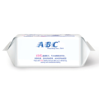 abc 卫生巾 夜用 超薄0.1cm 加长280mm*单包8片装 KMS清凉舒爽 棉柔表层 姨妈巾
