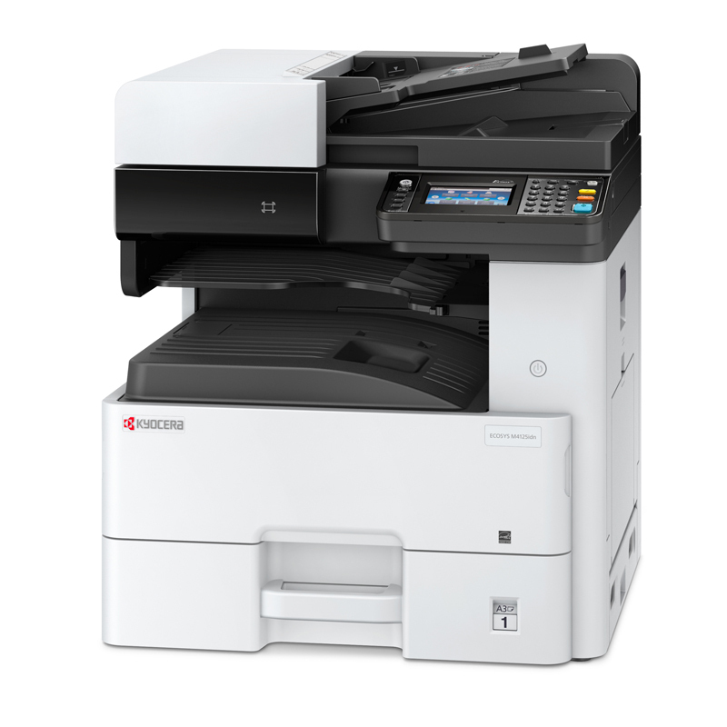 京瓷(KYOCERA)ECOSYS M4125idn黑白激光数码复合机A3A4激光打印机一体机自动双面有线网络 替代6525标配+双纸盒+传真