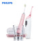 飞利浦(Philips)口腔护理套装HX8491/02粉色 电动牙刷+冲牙器洁齿搭配成人通用 流动洁力清洁 自动喷流模式