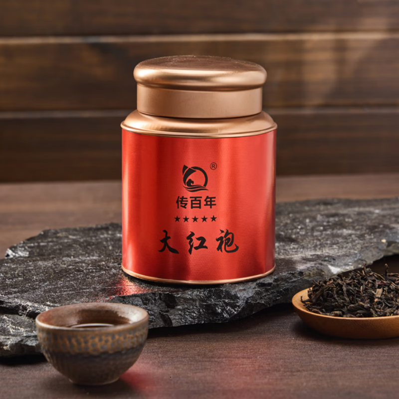 传百年茶叶 [禧茶] 武夷大红袍 250克/套(125克*2罐)高清大图